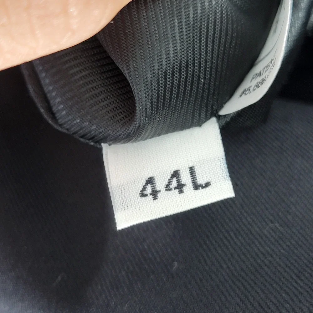 Hart Schaffner Marx Men's Sport Coat Blazer Two Button‎ Black Twill Wool 44L